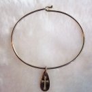 James Avery Sterling Hook On Bracelet- Open Cross Charm Retired