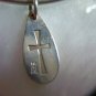 James Avery Sterling Hook On Bracelet- Open Cross Charm Retired