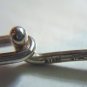 James Avery Sterling Hook On Bracelet- Open Cross Charm Retired