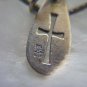 James Avery Sterling Open Cross Charm Retired, 925 silver chain necklace