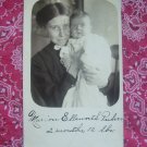 SALE** Vintage Photographic Postcard- Birth Announcement