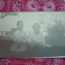 SALE** Vintage Photographic Postcard- 2 Sisters