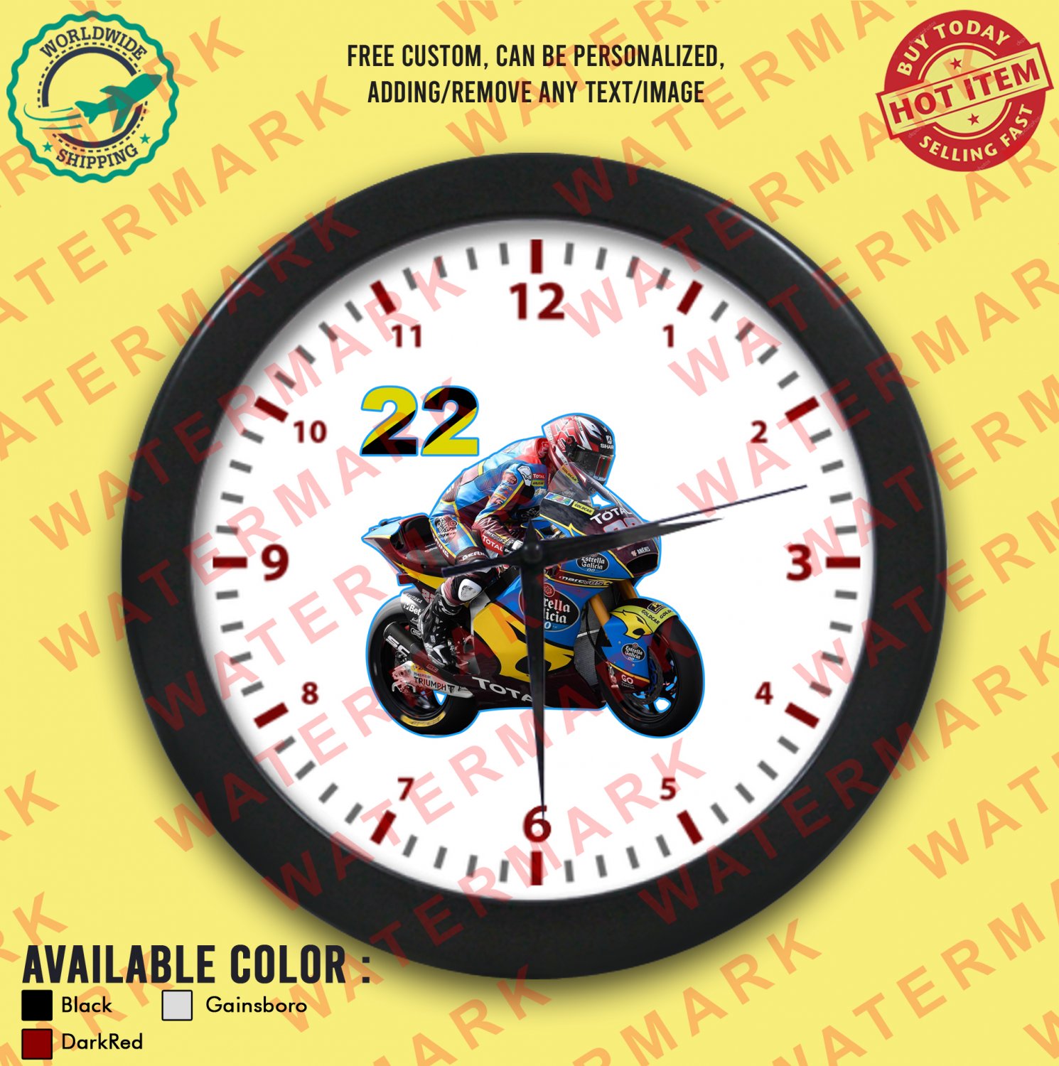 3 SAM LOWES Wall Clocks