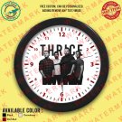 4 THRICE BAND Wall Clocks