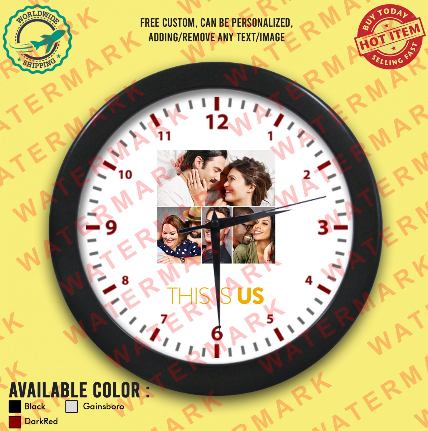 1 THIS IS US Wall Clocks