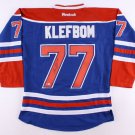 Oscar Klefbom Signed Oilers Jersey (Beckett) 19th Overall Pick 2011 NHL Draft