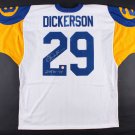 Eric Dickerson Signed Rams Jersey Inscribed "2105 YD '84" Gridiron Legends Holo