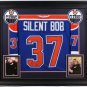 Kevin Smith Signed Clerks "Silent Bob" 32 x37 Custom Framed Jersey Display / PSA