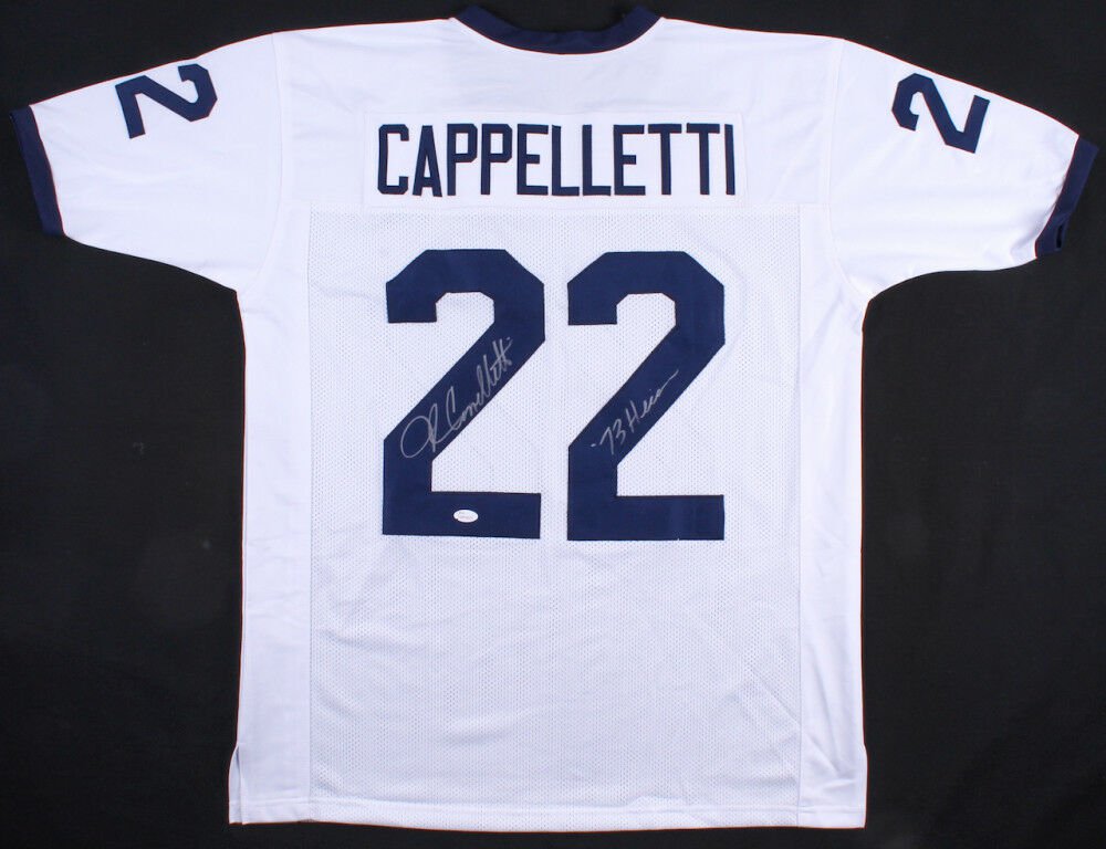 John Cappelletti Signed Penn State Nittany Lions Jersey Inscribed 