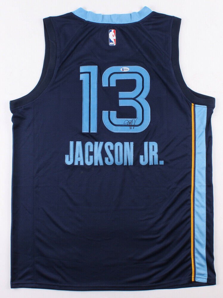 Jaren Jackson Jr. Signed Memphis Grizzles Nike Jersey (Beckett COA ...