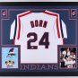 Corbin Bernsen Signed "Major League" Cleveland Indians 35x43 Framed Dorn Jersey