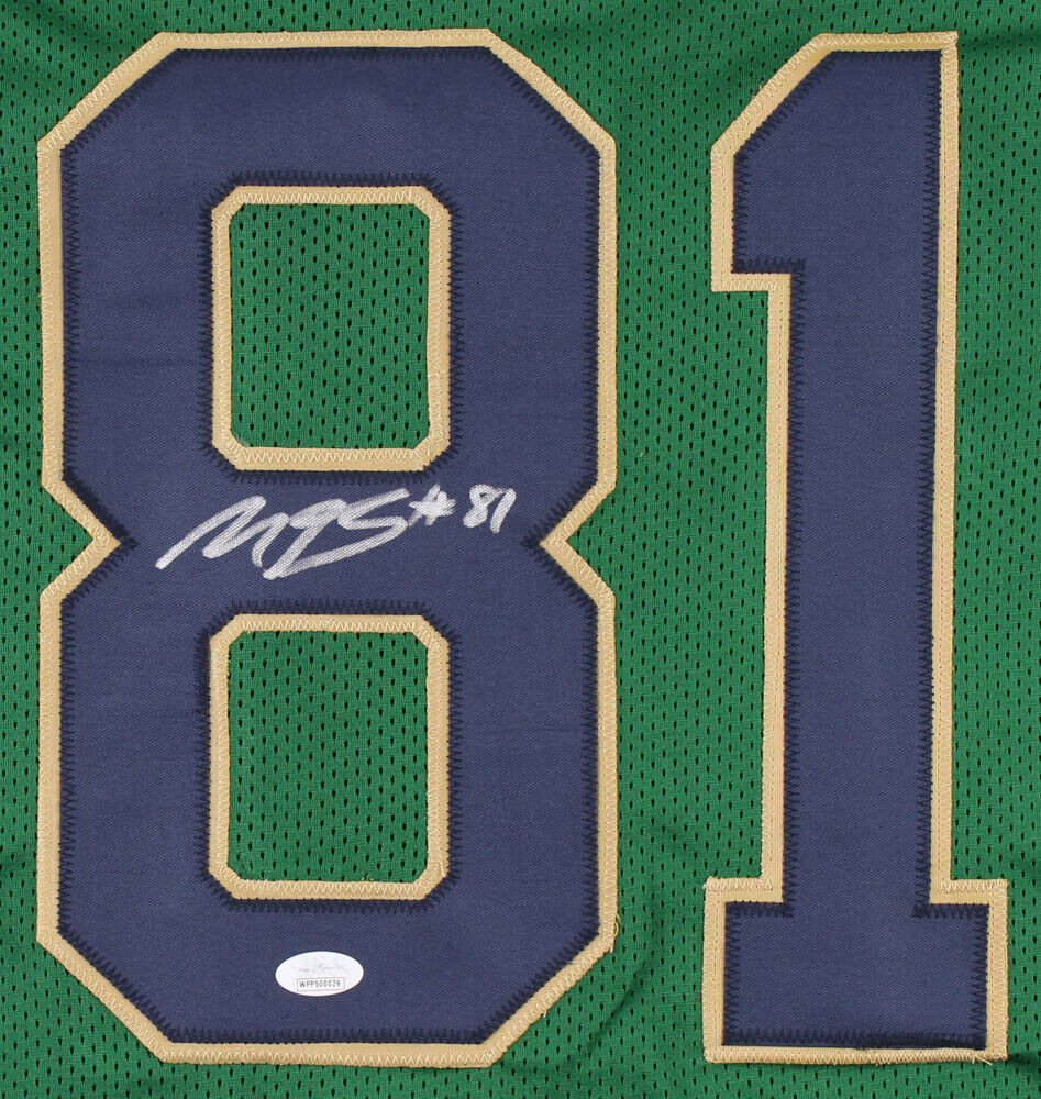 Miles Boykin Signed Notre Dame Fighting Irish Jersey (jsa Coa) Ravens 