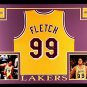 Chevy Chase Signed,Framed & Matted 35* x44* "Fletch" Lakers Jersey / Stiener COA