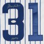 Fergie Jenkins Signed Cubs Pinstripped Pullover Jersey Inscribed "HOF 91" (JSA)