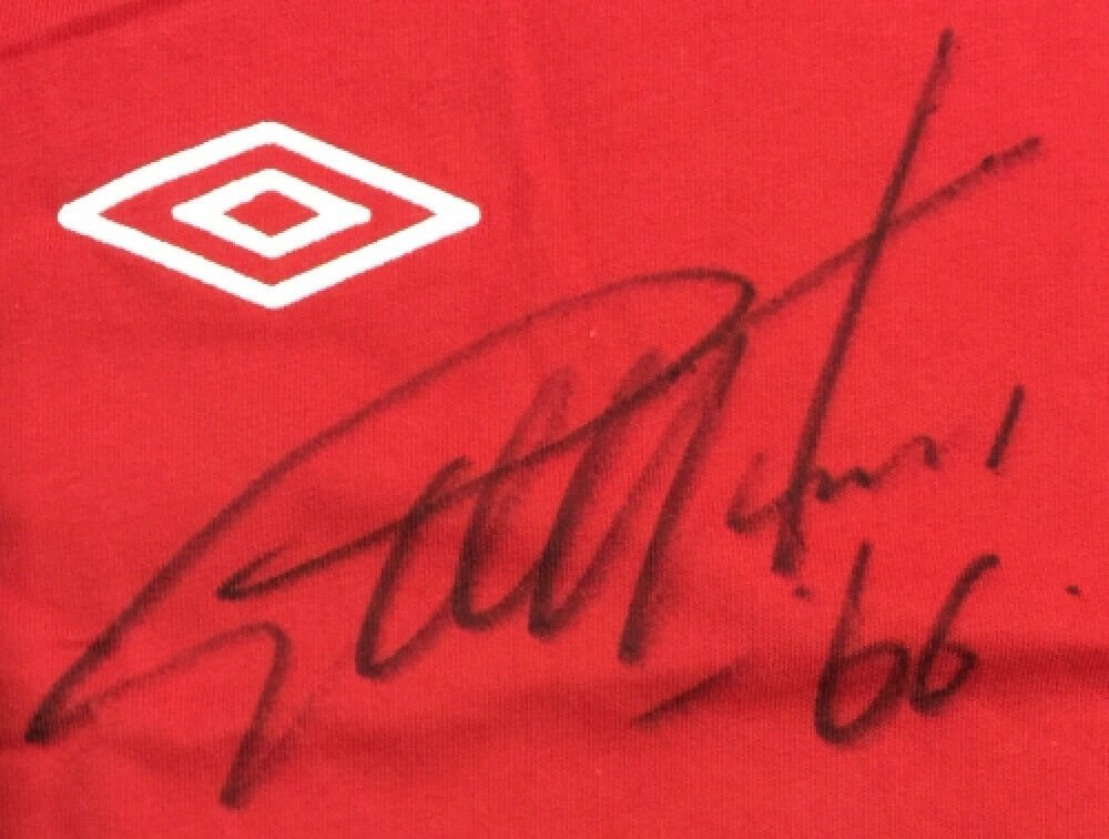 geoff hurst signed shirt