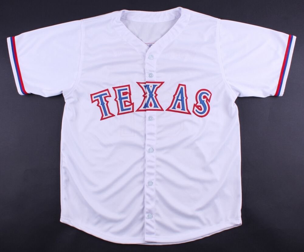 Fergie Jenkins Signed Texas Rangers Jersey Inscribed 