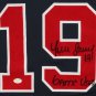 Yunel Escobar Signed Game-Used Spring Training Braves Jersey Inscribed Game Used