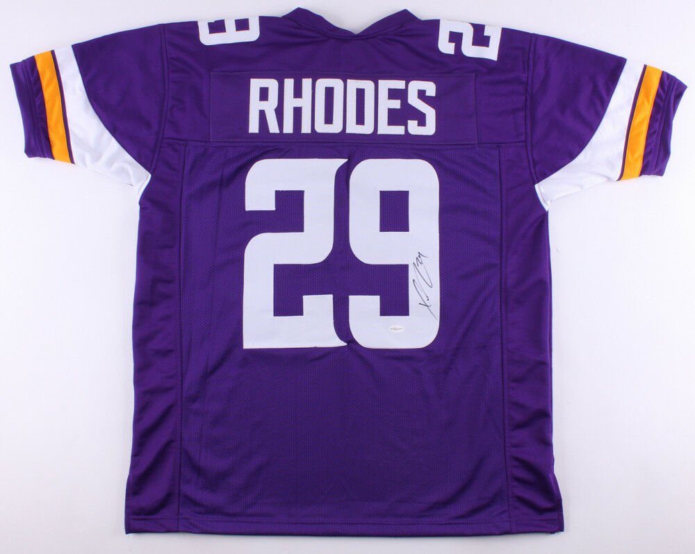 Xavier Rhodes Signed Vikings Purple Jersey (TSE Hologram) 2× Pro Bowl