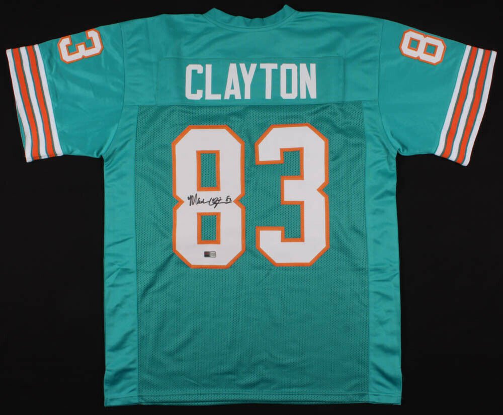 Mark Clayton Signed Miami Dolphins Jersey (Tristar Holo)5×Pro Bowl Wide ...