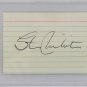 Stan Mikita Chicago Blackhawks Great, Signed 3x5 Index Card Died: August 7, 2018