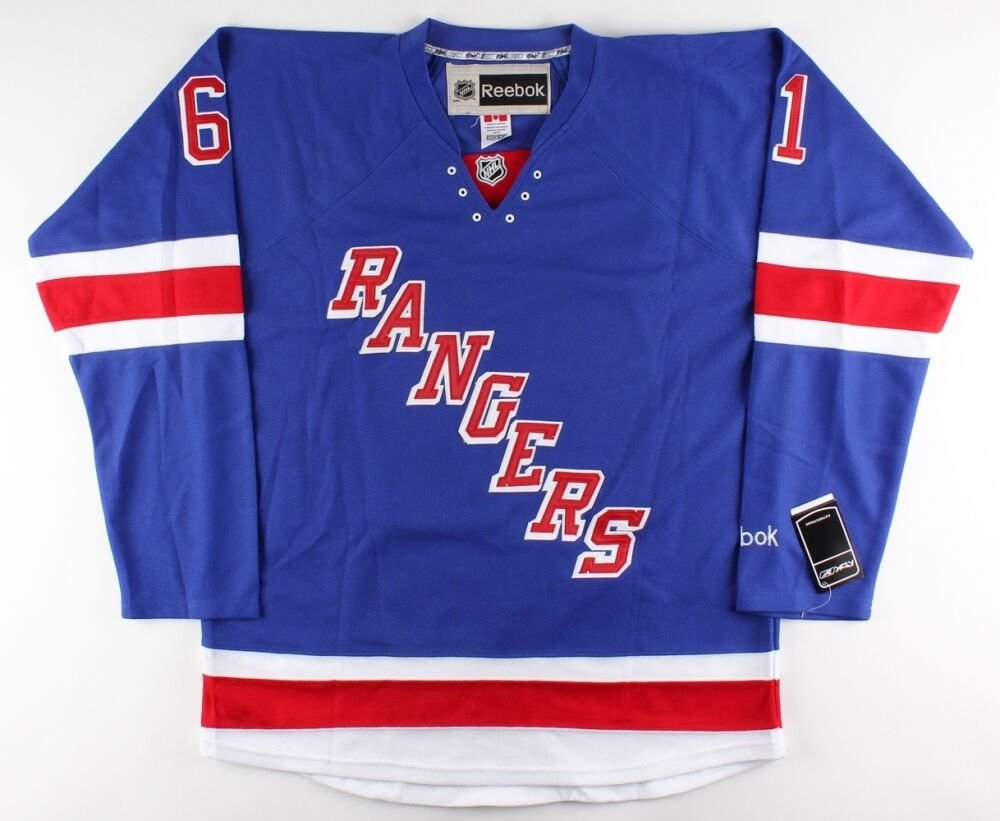 Rick Nash Signed New York Rangers Blue Reebok NHL Style Jersey (Beckett ...