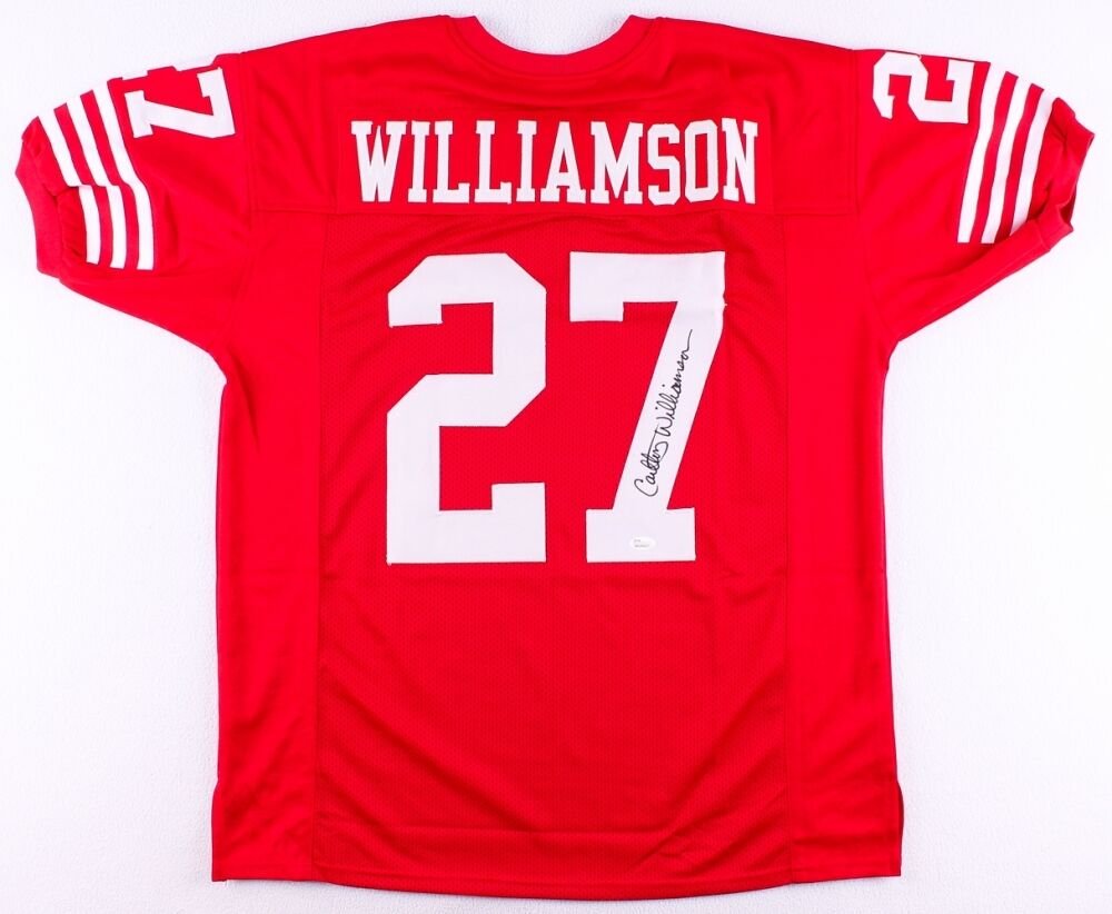 Carlton Williamson Signed San Francisco 49ers Jersey (JSA COA) 