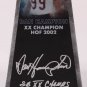 Dan Hampton Signed 15 Inch Replica Lombardi Trophy (Schwartz COA) Chicago Bears