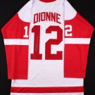 Marcel Dionne Signed Red Wings Jersey Inscribed "HOF 92" (Leaf) 700 Goal Scorer