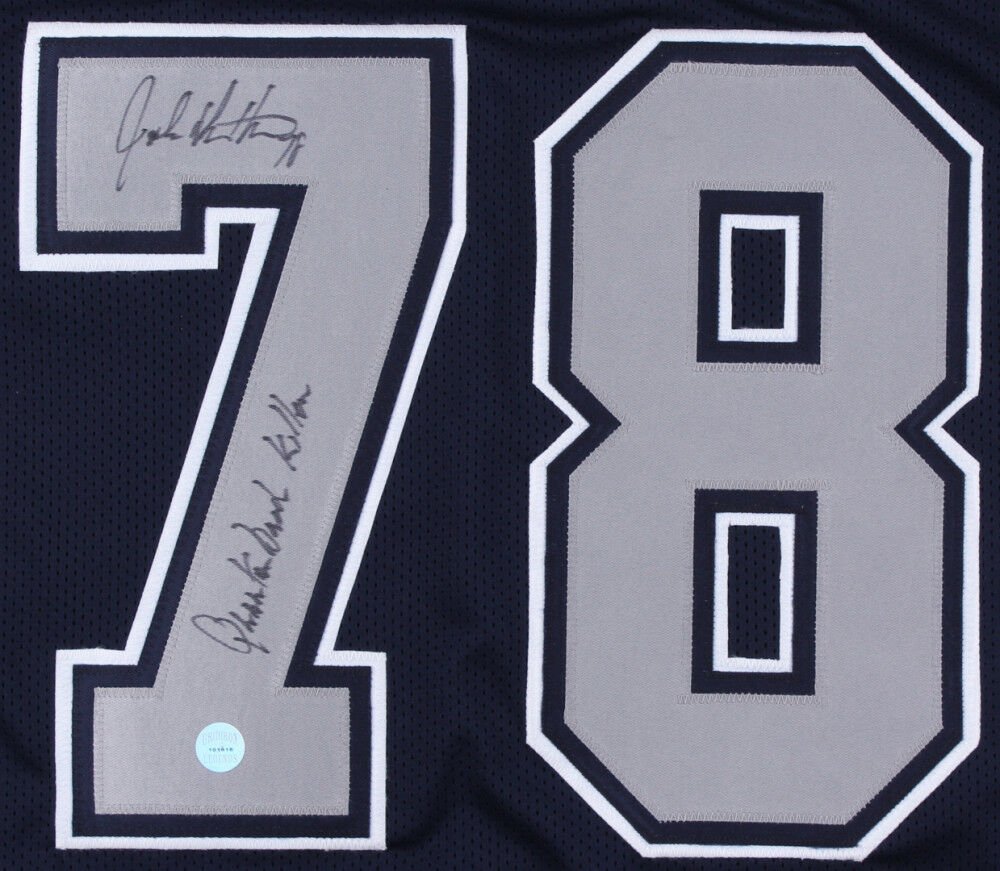 John Dutton Signed Cowboys Throwback Jersey Inscribed 