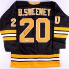 Bob Sweeney Signed Boston Bruins Jersey (JSA COA) Playing career 1986–2001