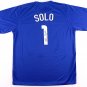Hope Solo Signed Team USA Women's Soccer Blue Jersey (JSA COA)