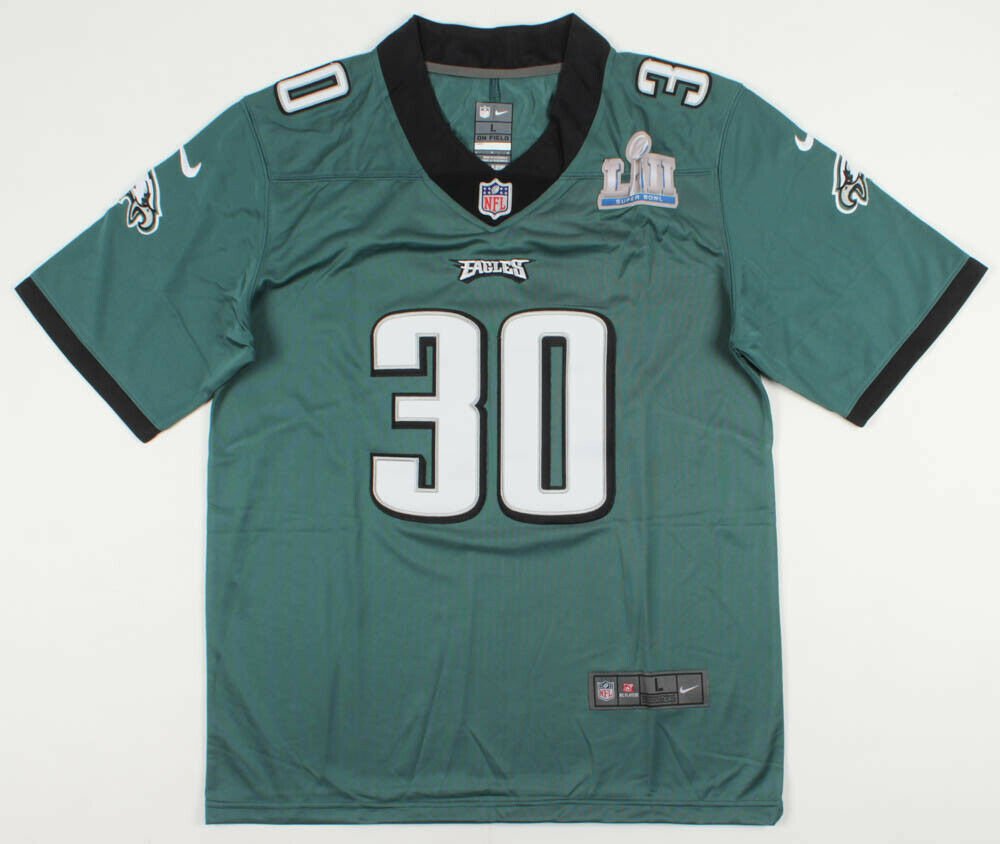 Corey Clement Signed Philadelphia Eagles Super Bowl LII Nike Jersey