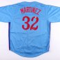 Dennis Martinez Signed Montreal Expos Jersey Inscribed PG 7/28/91 (JSA COA)