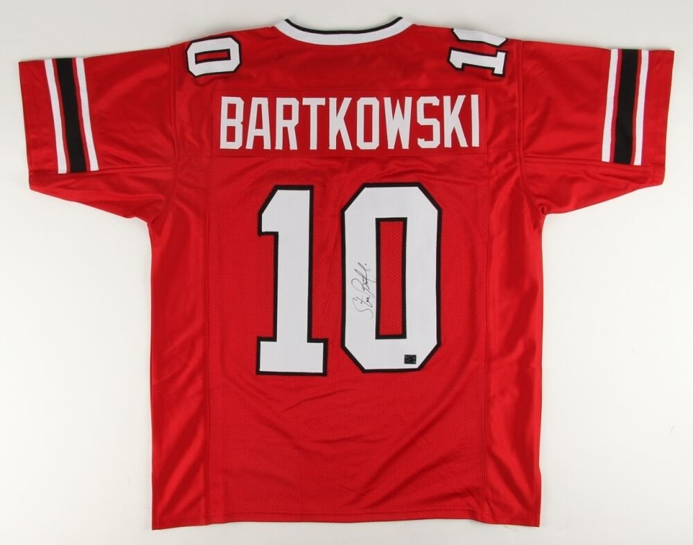 Steve Bartkowski Signed Falcons Jersey /TPL Hologram NFC Rookie of the Year 1975
