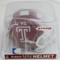 Joe Klecko Signed Temple Owls Mini Helmet (Beckett COA) Ex New York Jet DT / DE