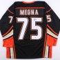 Jaycob Megna Signed Anahiem Ducks Jersey (Beckett COA) 3rd year Defenseman