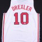 Clyde Drexler Signed Team USA Jersey (JSA COA) Clyde the Glide / 10xAll Star