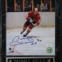 Bobby Hull Signed Chicago Blackhawks 8x10 Photo in 11x13 Plaque (JSA COA)