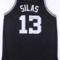 James Silas Signed Spurs Black Jersey (Beckett COA) 2×ABA All-Star (1975,1976)