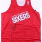 Jerry Stackhouse Signed Philadelphia 76ers Practice Champion Jersey /Score Board