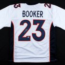 Devontae Booker Signed Denver Broncos White Jersey (Beckett Hologram)