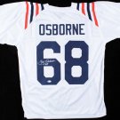 Jim Osborne Signed Bears Jersey (Beckett COA) Chicago Defensive End (1972–1984)