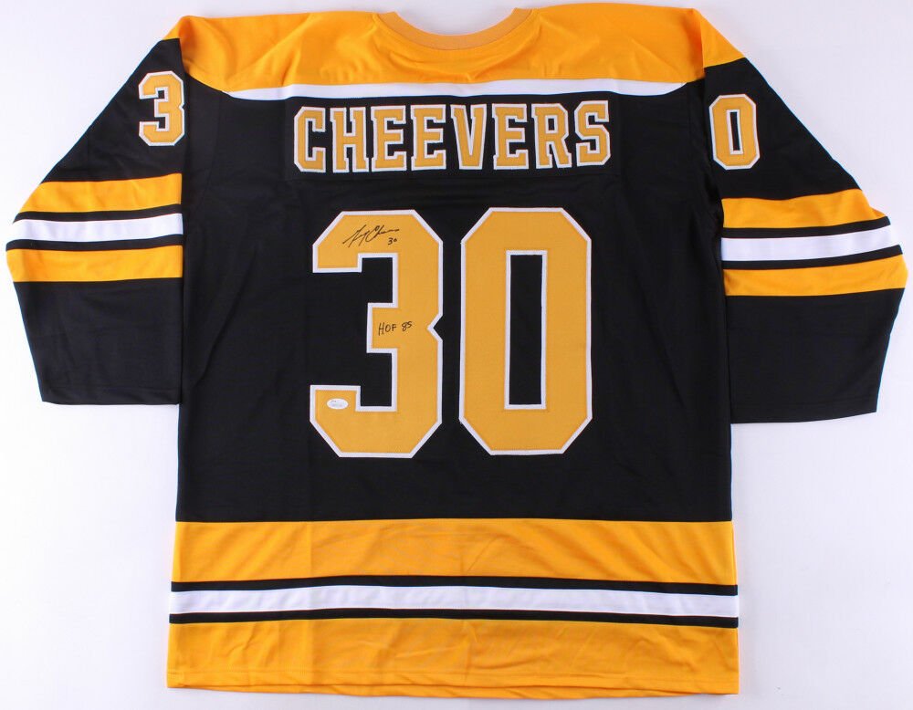 Gerry Cheevers Signed Team Canada Hockey Jersey (JSA COA) 1976 Canada Cup Series