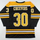 Gerry Cheevers Signed Boston Bruins Jersey Inscribed "HOF 85" (JSA COA)