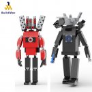 Model Building Bricks Toy MOC Blocks Set Collectibles for Skibidi Toilet Titan