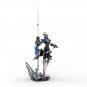 sci-fi futuristic armored female lancer Model Building Brick Toy MOC Blocks Set