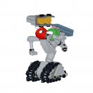 BuildMoc Johnny Number 5 Model with Tank-like Track 91 Bricks Building Toys