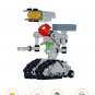 BuildMoc Johnny Number 5 Model with Tank-like Track 91 Bricks Building Toys