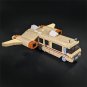 BuildMoc 1986 Winnebago Chieftain 33 Flying Spacecraft Model 1235 Pieces