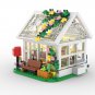 Garden Flower House Model Building Bricks Toy MOC Blocks Set Gift with LED Light